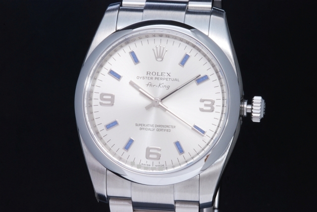 ロレックス ROLEX 114200 M番(2007年頃製造) シルバー メンズ 腕時計