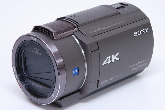 ソニー FDR-AX40 デジタル4Kビデオカメラ ハンディカム ムービー 工学20倍ズーム ブロンズブラウン【新品】