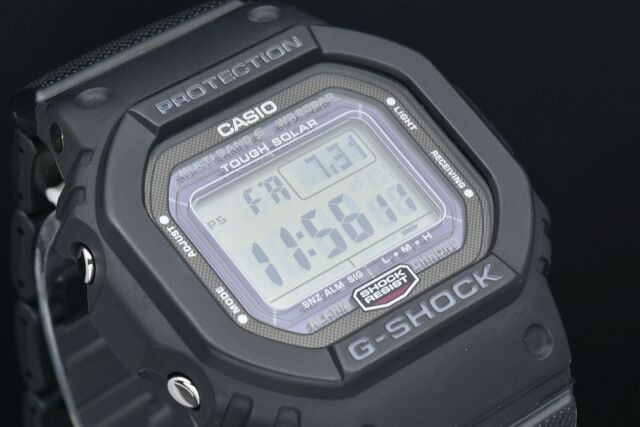 カシオ Gショック GW-5000-1JF メタルコアベルト メンズ SS/DLC/樹脂 タフソーラー電波時計 黒文字盤【正規品】