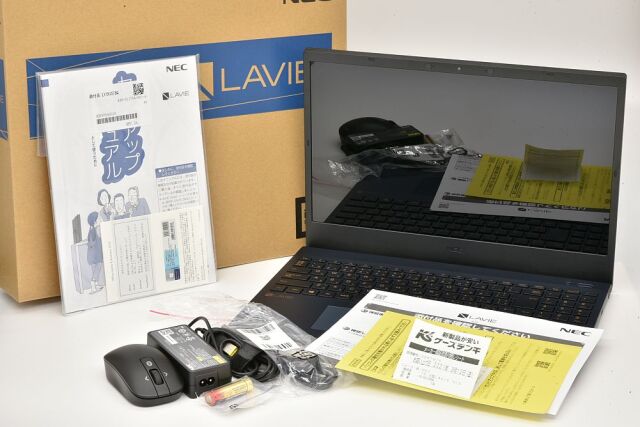 NEC LAVIE N15 15.6型 ノートパソコン PC-N1575BAL ネイビーブルー【新品・メーカー保証付き】