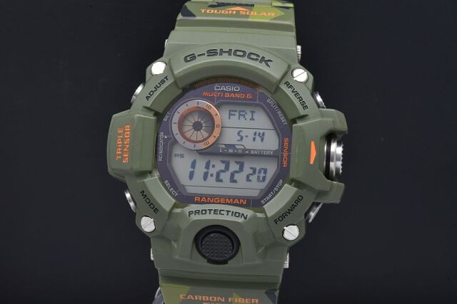 割引可 G-SHOCK レンジマン メンインカモフラージュ GW-9400CMJ-3JR