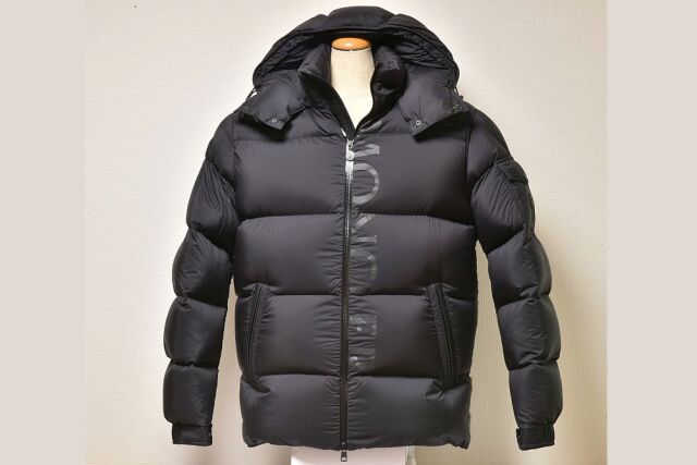 MONCLER MAURES BLACK SIZE4 マウレス　ダウンジャケットモンクレールダウン