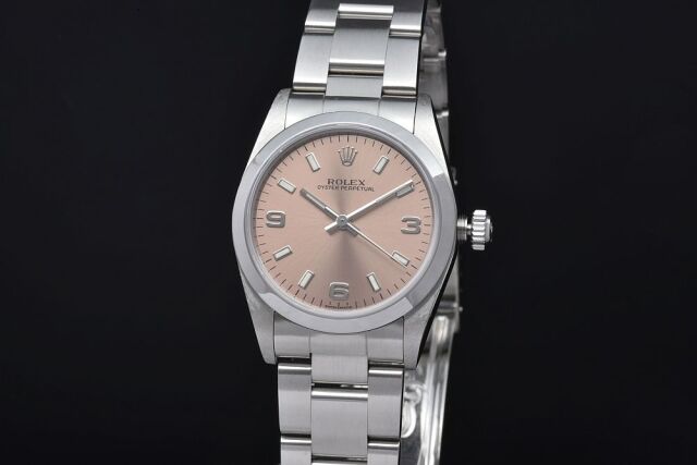 ロレックス 腕時計 77080 ボーイズ ピンク