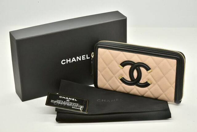 シャネル CHANEL 長財布
 CCフィリグリー ブラック