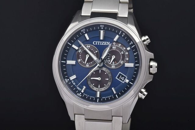 腕時計(アナログ)CITIZEN アテッサ　AT3050-51L　チタン　電波