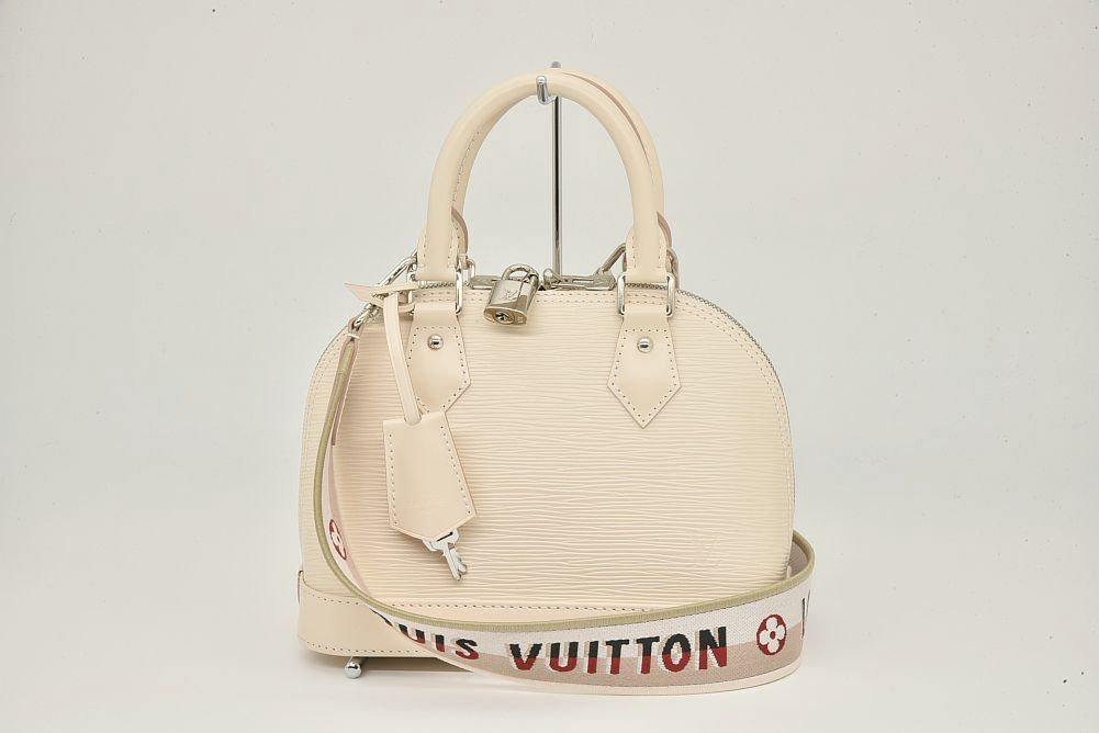 Louis Vuitton Epi Alma Bb 2Way Handbag Shoulder Bag Beige M58706