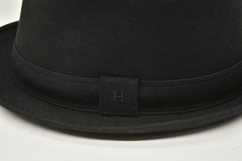 付属品箱エルメス ハット 帽子 アクセサリー 小物 Hロゴ コットン ブラック 黒