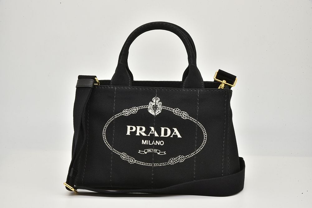 PRADA プラダ カナパ ブラック 黒 トートバッグ ショルダー 2way追加しました