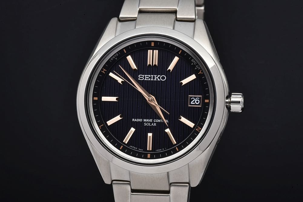 SEIKO セイコー ブライツ SAGZ087 電波ソーラー 黒文字盤 ブラック中留 