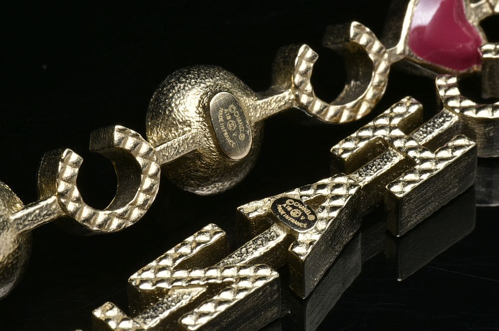 Used 未使用】シャネル CHANEL ロングピアス キャッチ式 ライン